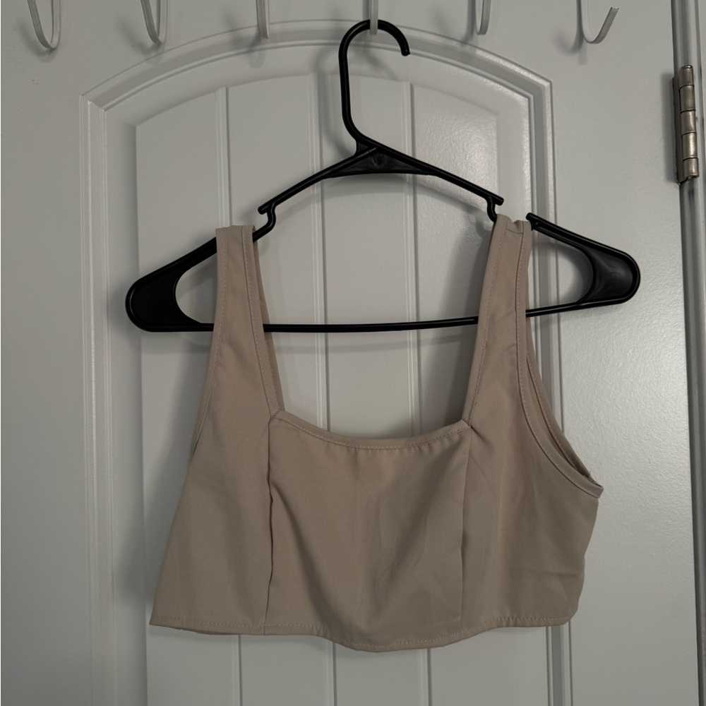 SHEIN Chic Beige Jumpsuit - Picture 2 of 4